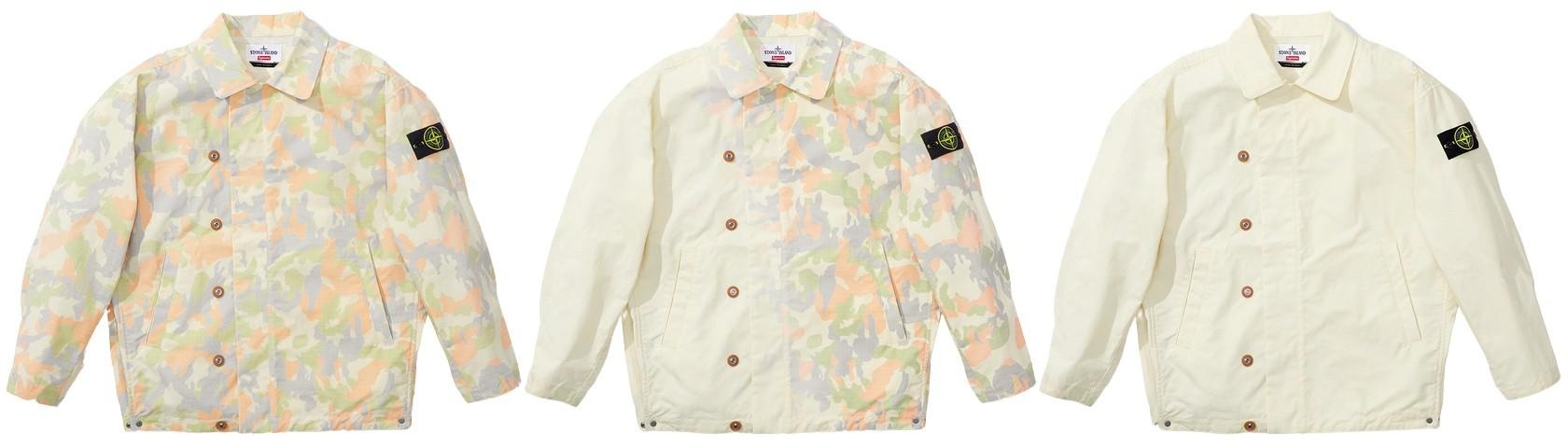Supreme®/Stone Island® Reactive Ice Camo Ripstop Jacket view 3